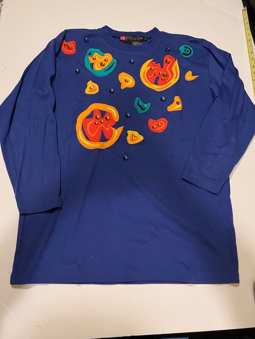 WOMEN’S I.B. DIFFUSION SPORT LONG SLEEVE KNIT SHIRT.